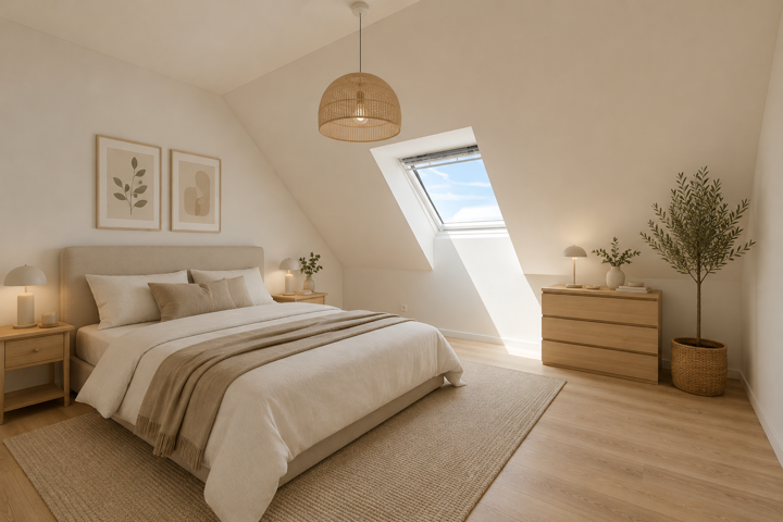 Knappe penthouse met twee terrassen 