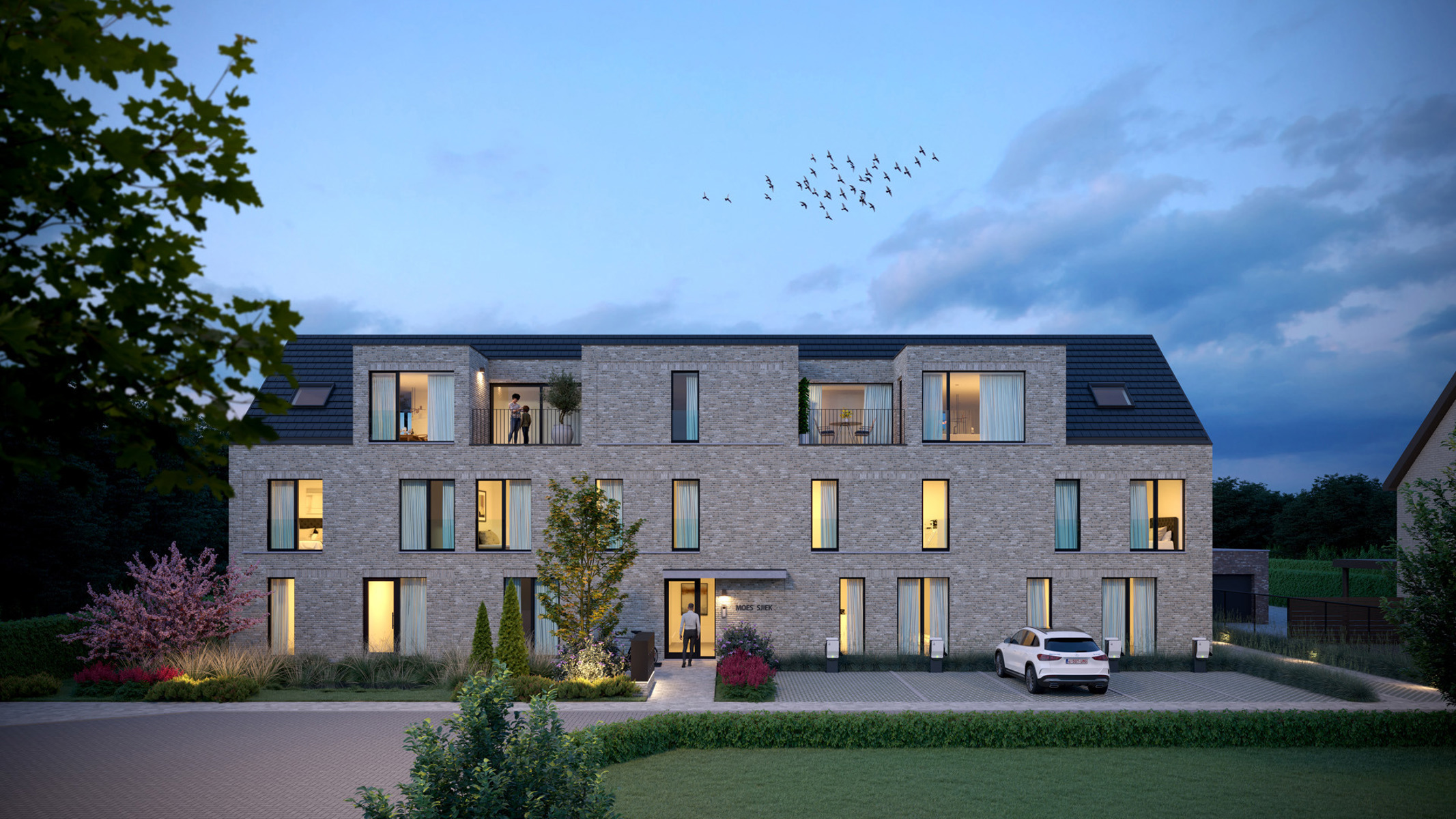 Ruim, gelijkvloers appartement met tuin