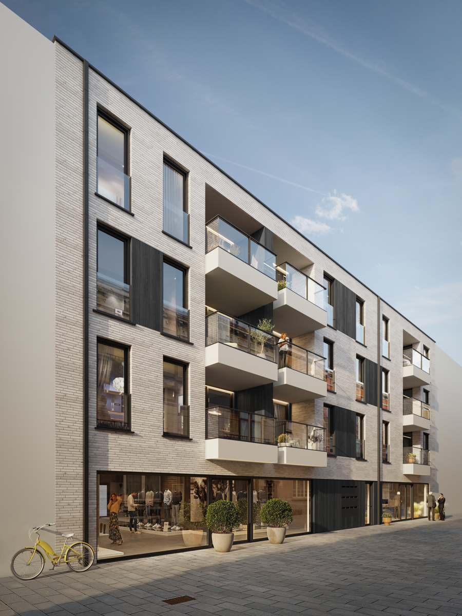Centraal gelegen nieuwbouwappartement met twee slaapkamers