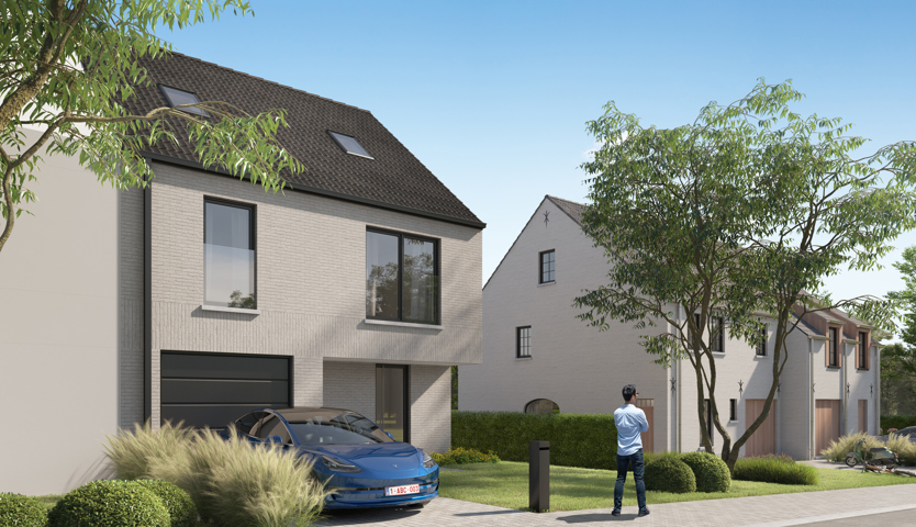 Tijdloze, halfopen woning