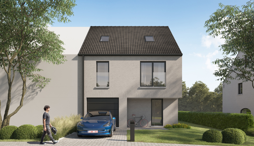 Tijdloze, halfopen woning