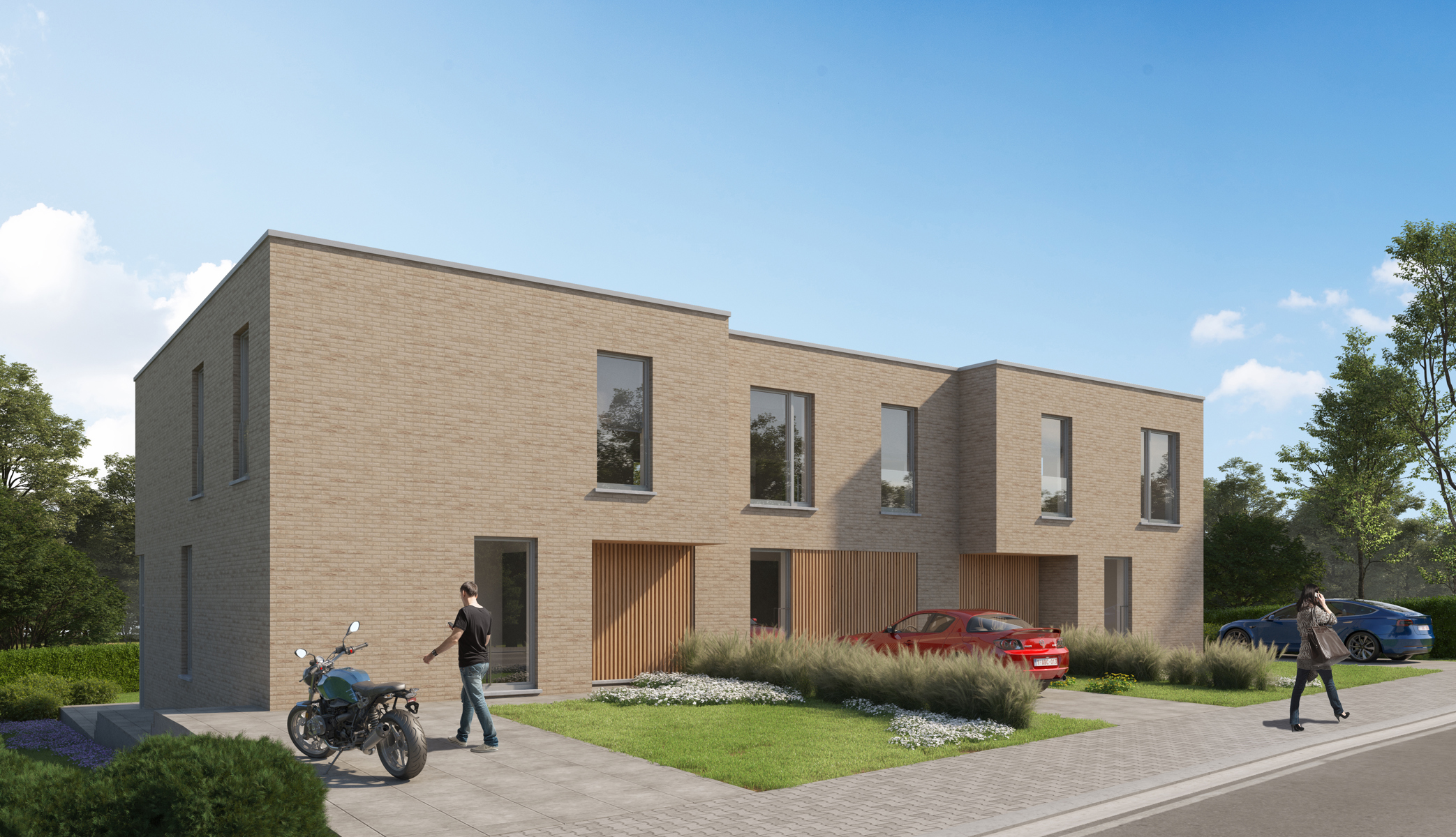 Moderne woningen