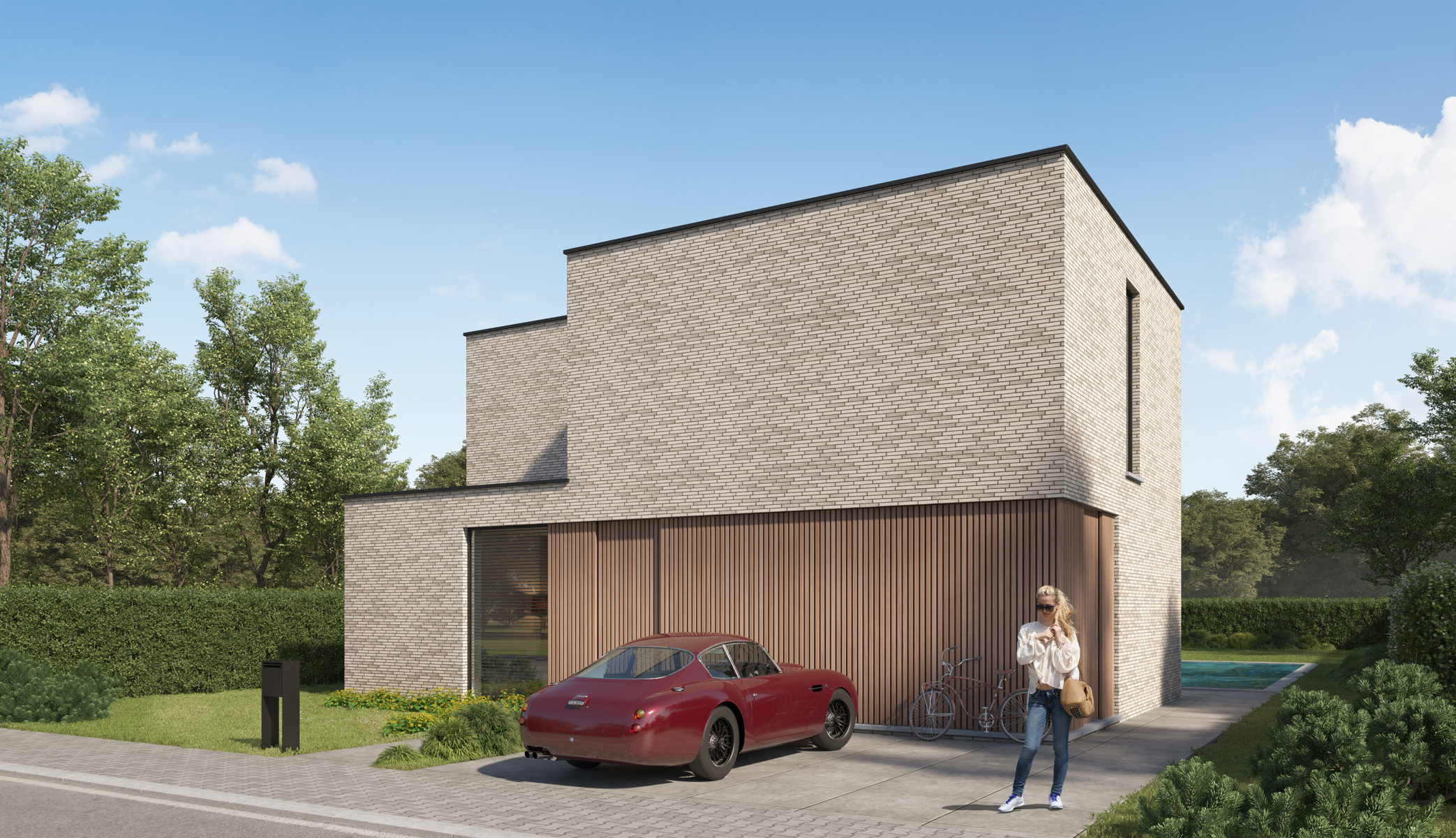 Moderne, vrijstaande woning