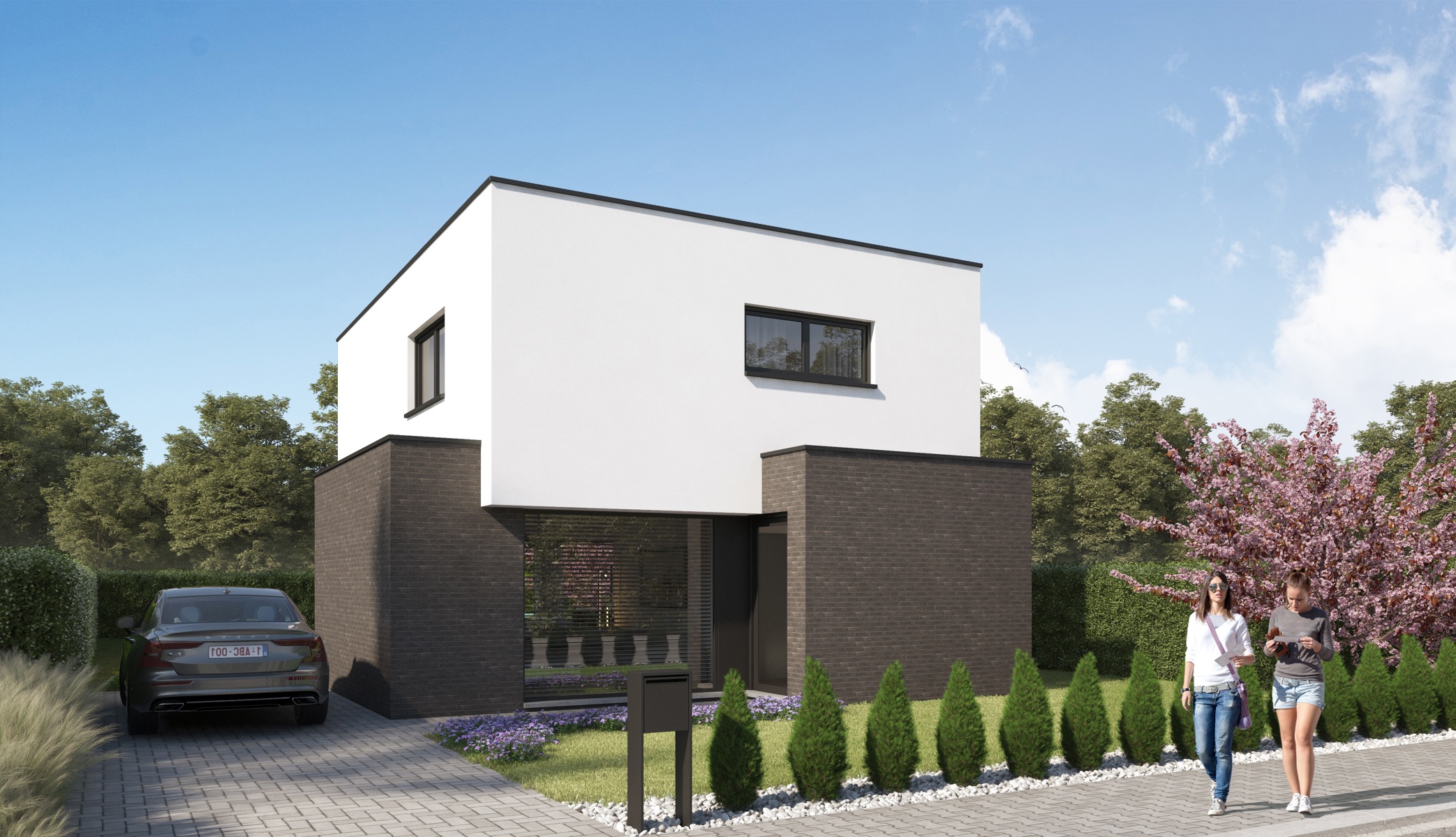 Moderne, vrijstaande woning