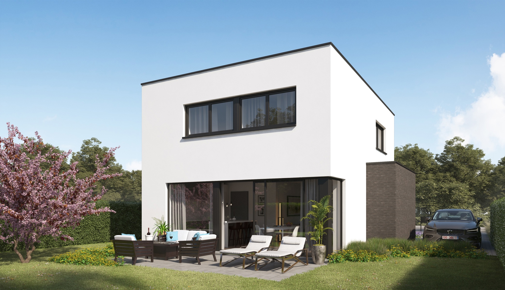 Moderne, vrijstaande woning