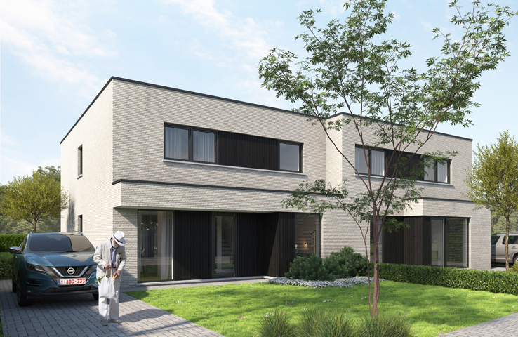 Moderne, halfopen woning