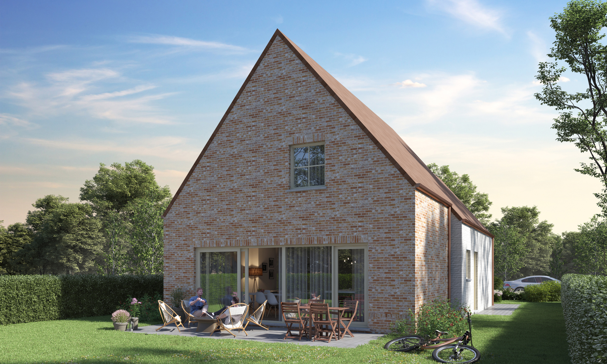 Landelijke, vrijstaande woning