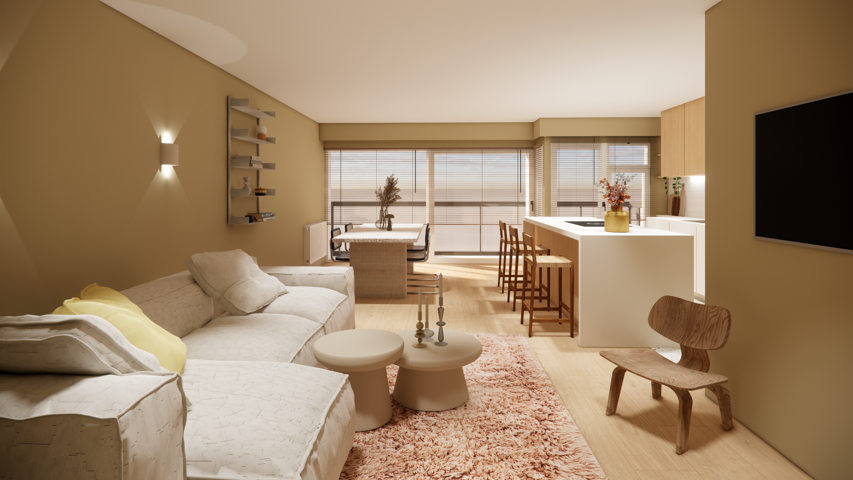 Instapklaar trendy appartement in hartje Oostende