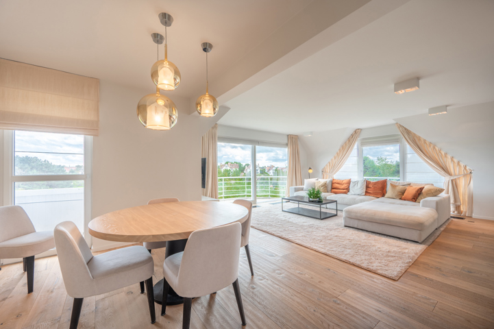 Instapklaar, ruim appartement met open zicht op de Approachgolf - Zoute