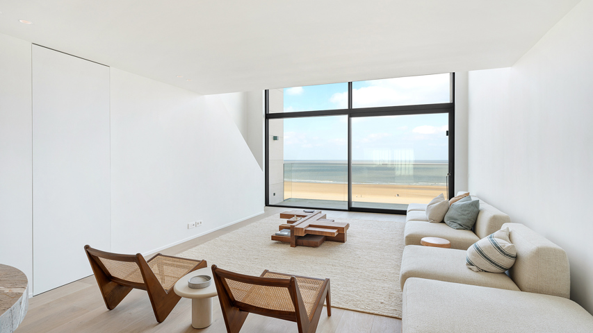 Nieuwbouw appartement met panoramisch zeezicht 