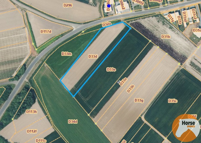 OORDEGEM - Landbouwgrond op 34a 80ca 15
