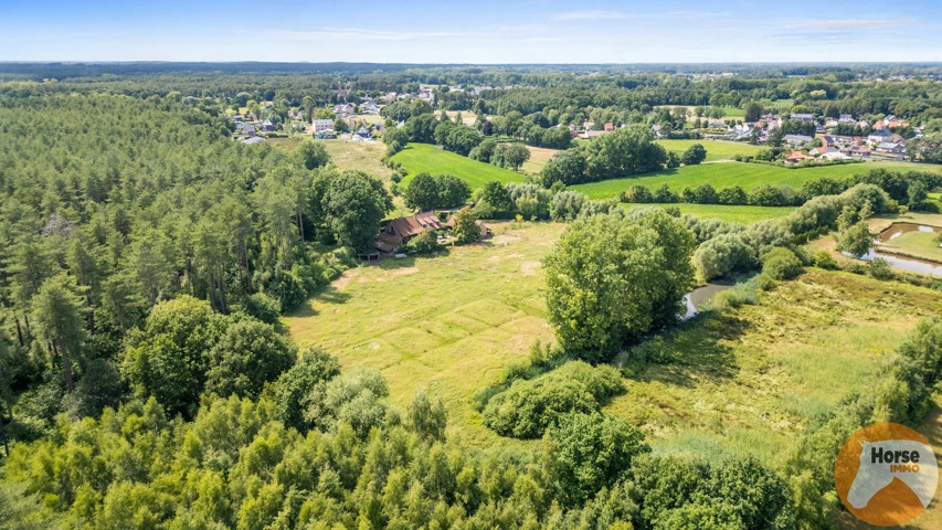 TESSENDERLO - Uniek gelegen hoeve met schuren op 3ha76 9