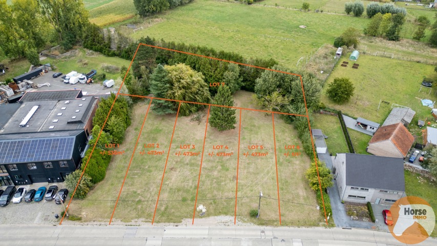 BAVEGEM - Bouwgrond (LOT 1) voor halfopen bebouwing met weide 17