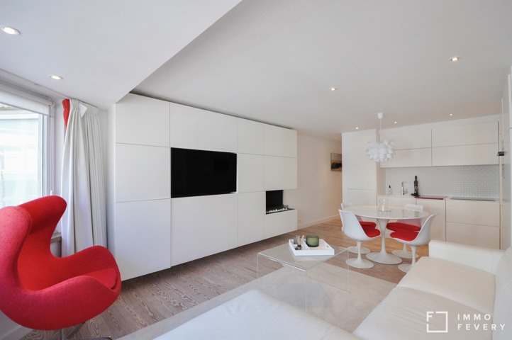 Appartement moderne d'une chambre à vendre, centre Knokke.