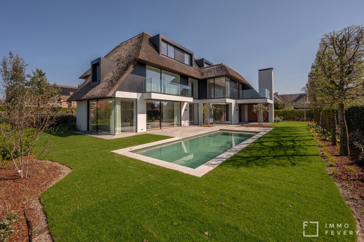 Villa unique et très luxueuse de nouvelle construction à vendre à Knokke.