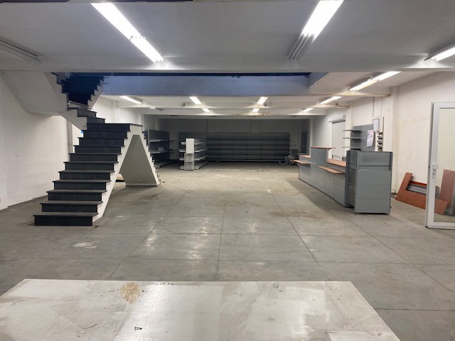 ENSEMBLE IMMOBILIER COMPRENANT UN VASTE ENTREPOT ET PETITE MAISON