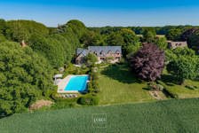 Propriété sur terrain de fond avec vue sur les champs à Ohain