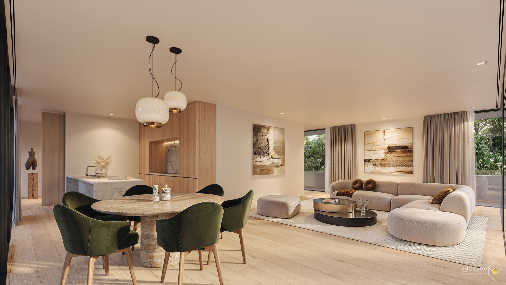 Rez-de-chaussée 3ch avec grand jardin - Quartier Prince d'Orange