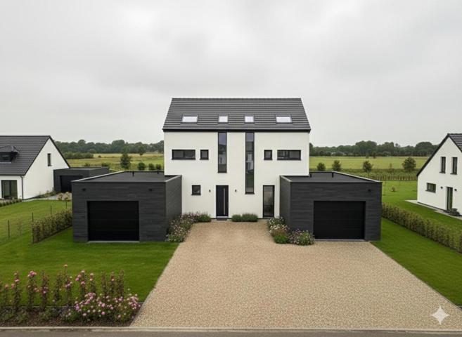 Villa gros oeuvre ferm� - lot 1