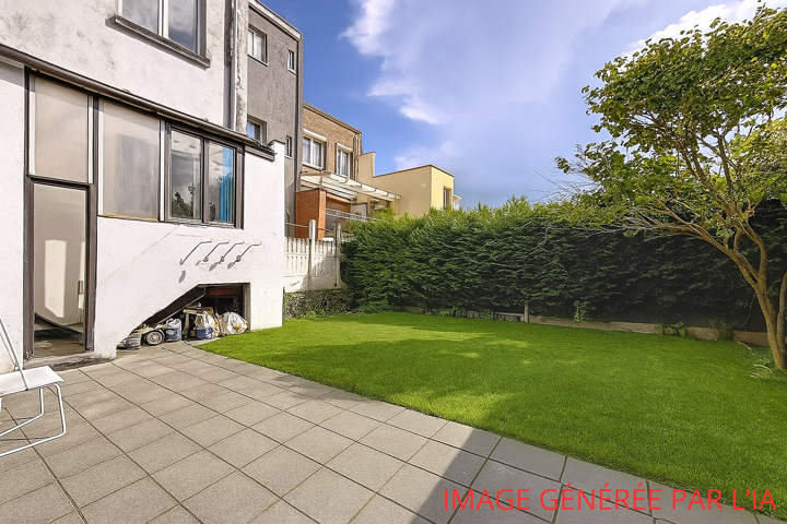Rez-de-ch. avec jardin - à vendre - 1070 Anderlecht