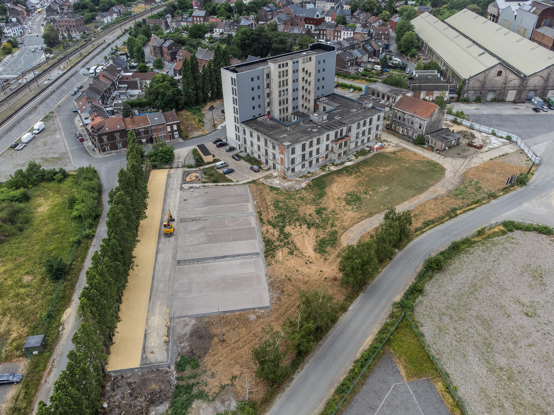 Immeuble neuf de 57 logements + parc et parkings 90 voitures