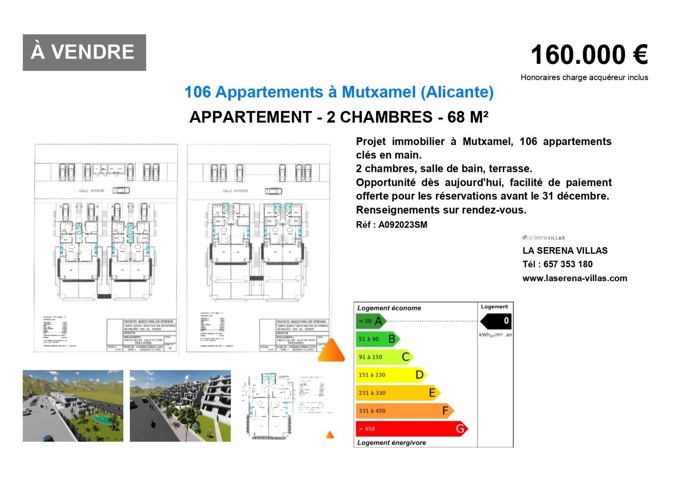 Appartement - te koop - 03110 Mutxamel