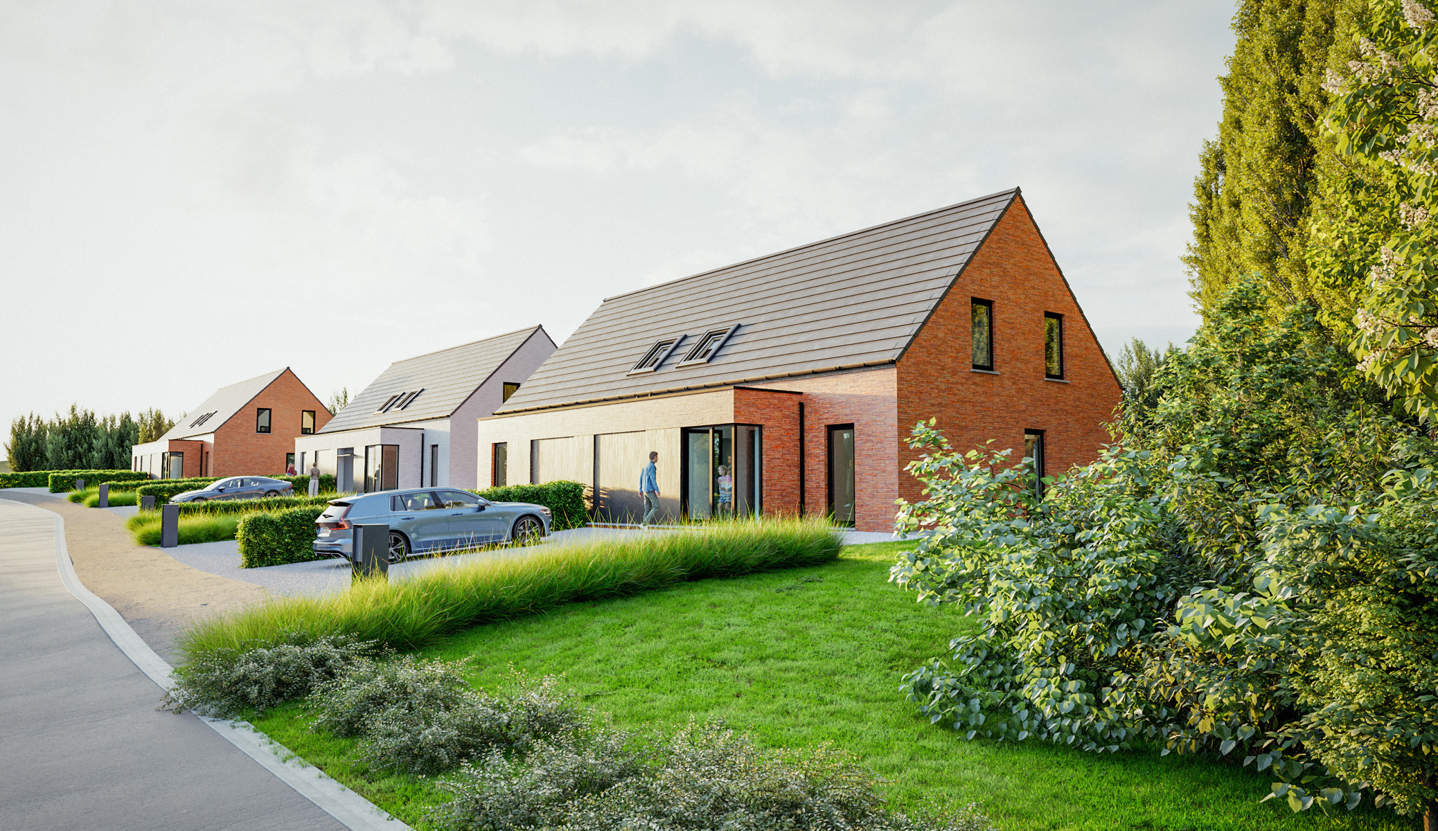 Dankzij hun uitstekende energieprestaties zullen deze nieuwe, zeer kwalitatieve en gunstig gelegen woningen u zeker bekoren! Modern comfort, een rustige omgeving: alles werd ontworpen om u welzijn, sereniteit en duurzaamheid te bieden. In elk van deze 6 villa’s wordt bijzondere aandacht besteed aan de kwaliteit van de materialen. Het enige wat u nog moet doen, is uw afwerkingen kiezen.<br />
<br />
👉 Halfopen bebouwing (3 gevels)<br />
👉 Ruime leefruimtes<br />
👉 Omheinde tuin en terras in glad afgewerkt beton<br />
👉 Warmtepomp en vloerverwarming<br />
👉 Regenwaterput van 10.000L<br />
👉 Uitstekende energieprestatie (EPC: klasse A)<br />
👉 Mogelijkheid tot personalisatie van de afwerkingen<br />
<br />
Ons kantoor staat tot uw beschikking om de plannen en het lastenboek te bekijken en een eerste kennismakend bezoek te regelen. Neem gerust contact met ons op, wij luisteren graag naar u.