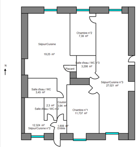 Flat - for sale - 06100 Nice