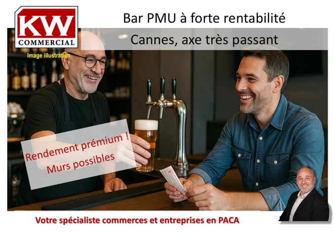 Café/bar - À vendre - 06110 LE CANNET