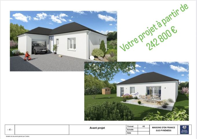 Terrain - À vendre - 64170 LABASTIDE CEZERACQ