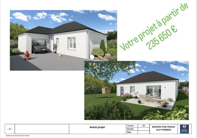 Terrain - À vendre - 64170 LABASTIDE CEZERACQ