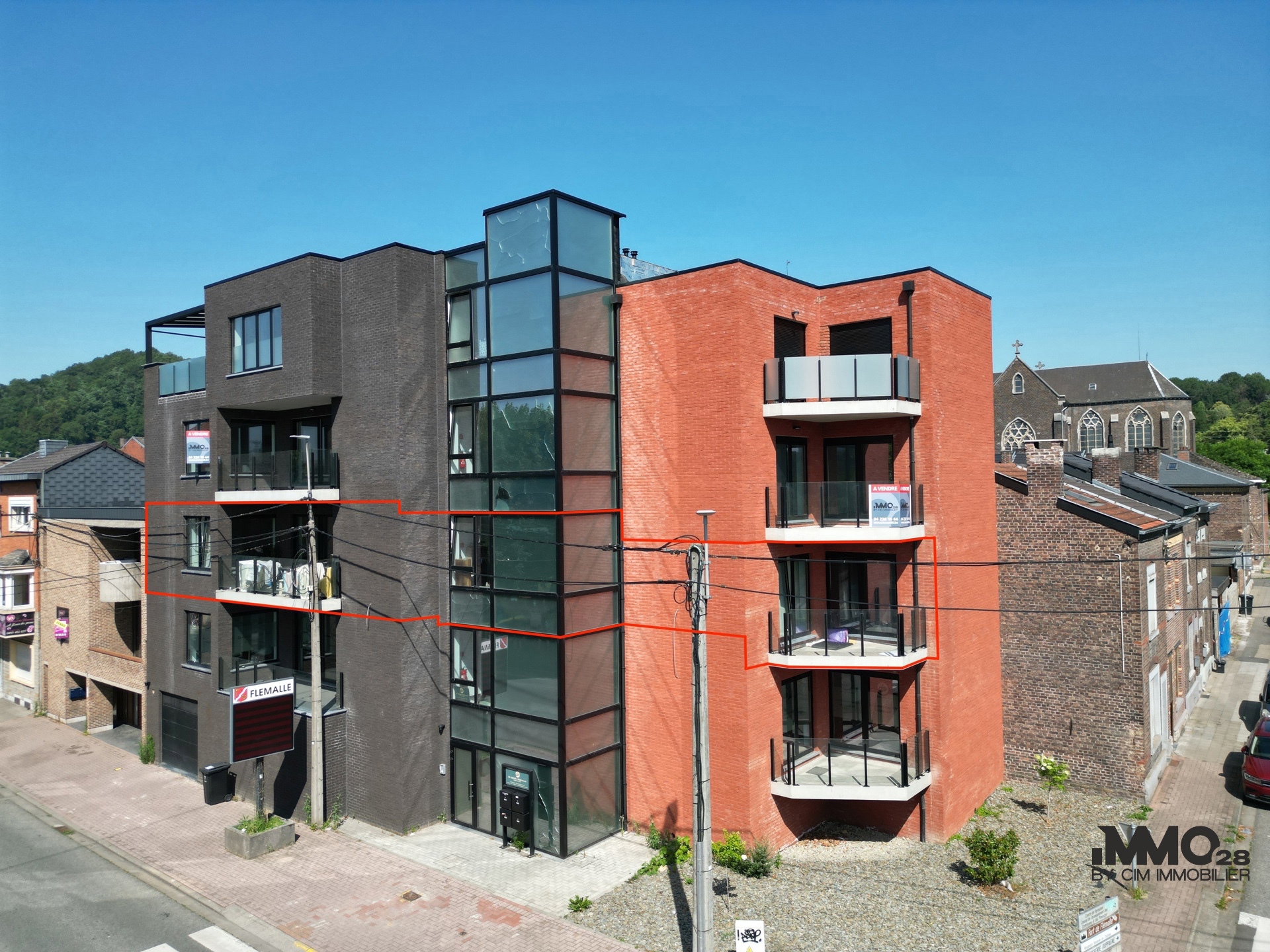 Appartement neuf de 3 chambres � Fl�malle (2�me �tage)