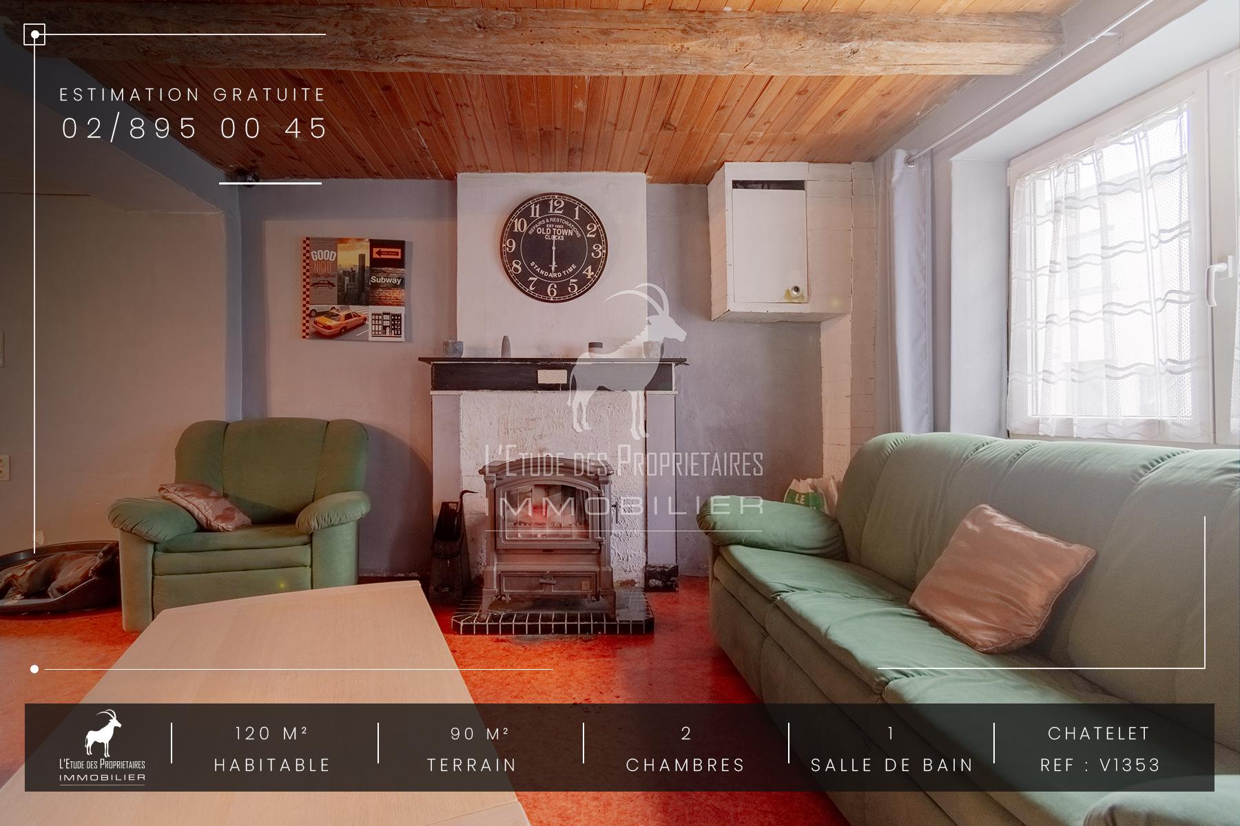 Huis te koop in Bouffioulx (6200) — 89 999 € — 2 slpk. — 120 m²  | L'Étude des Propriétaires
