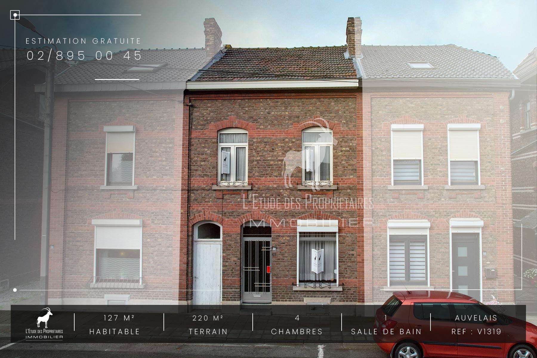Maison à vendre à Auvelais (5060) — 139 999 € — 3 ch. — 127 m²  | L'Étude des Propriétaires