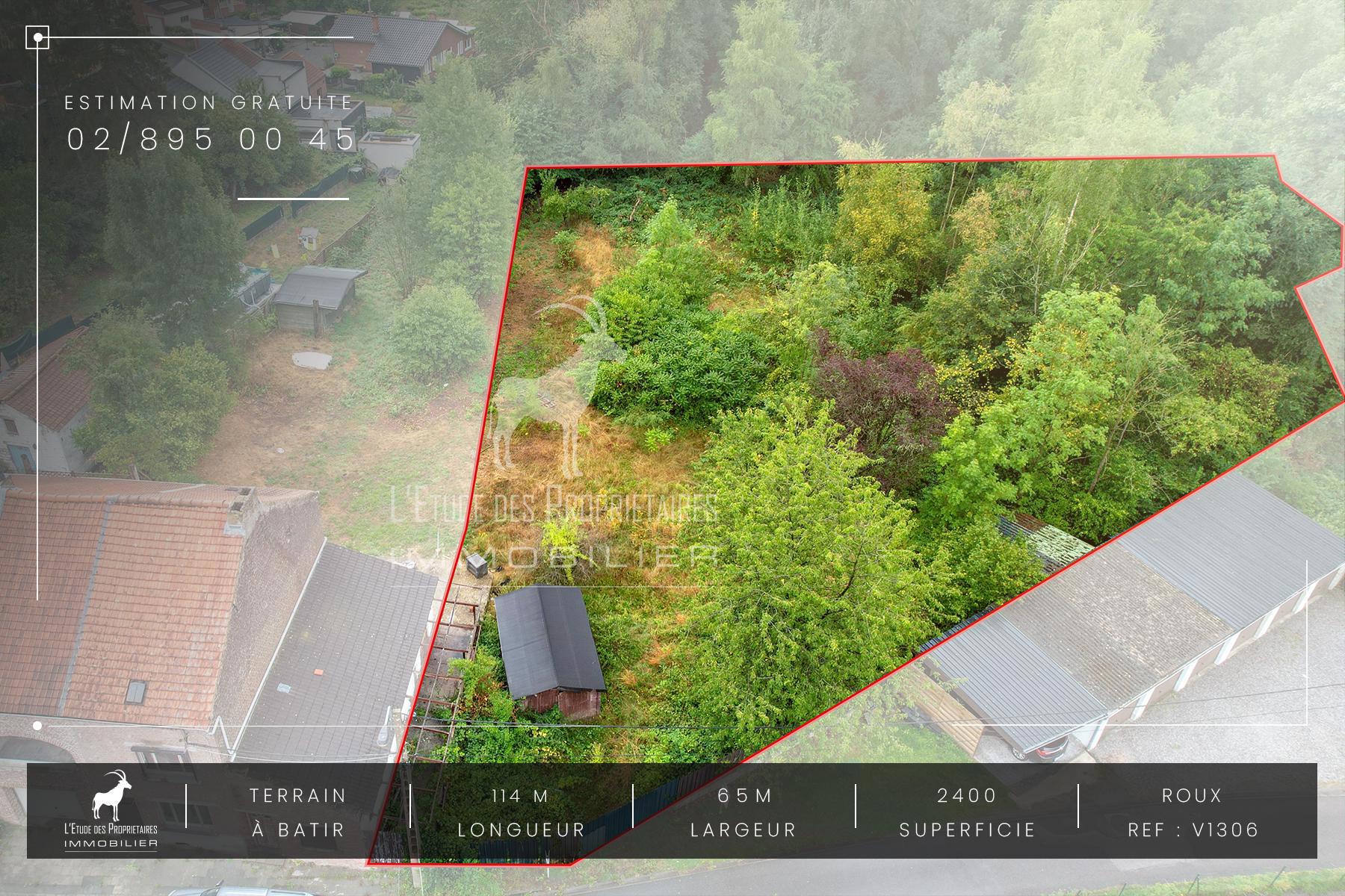 Grond te koop in Roux (6044) — 109 000 € | L'Étude des Propriétaires
