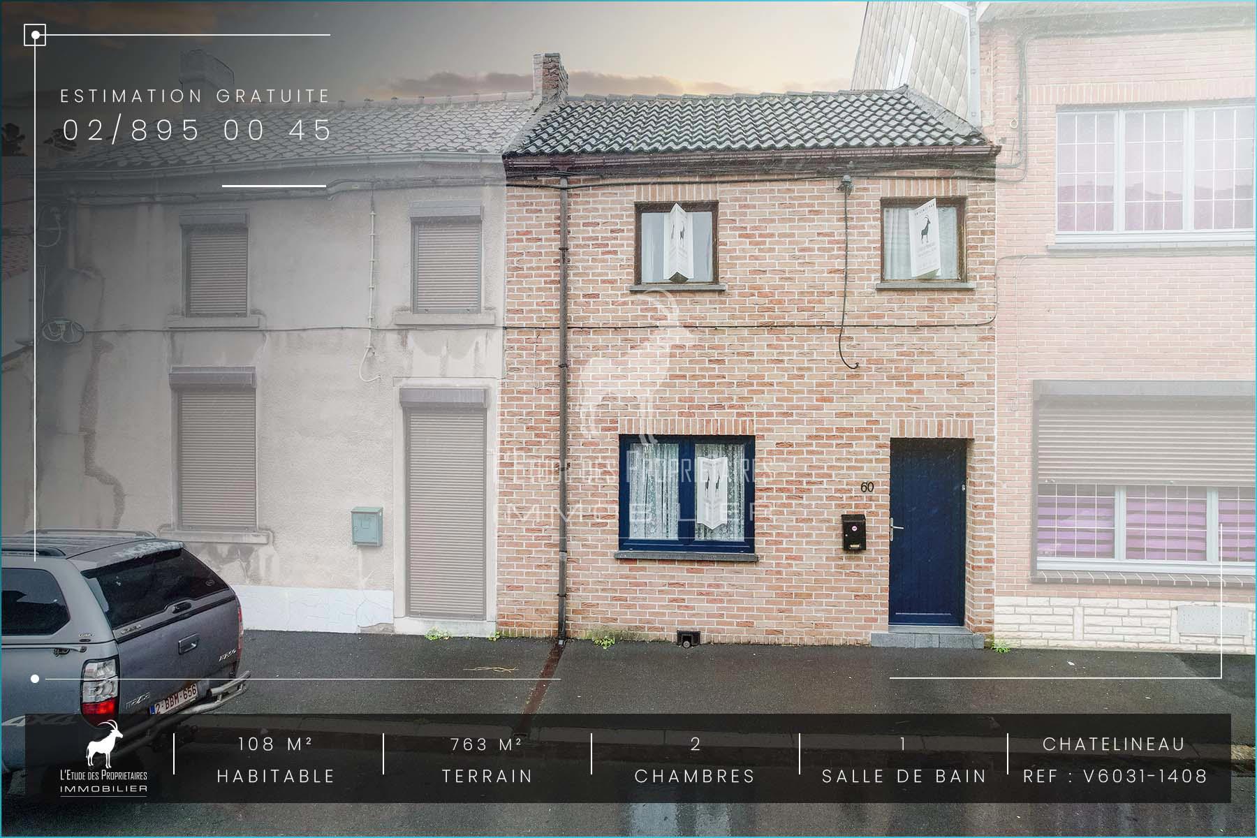 Huis te koop in Chatelineau (6200) — 169 999 € — 2 slpk. — 118 m²  | L'Étude des Propriétaires