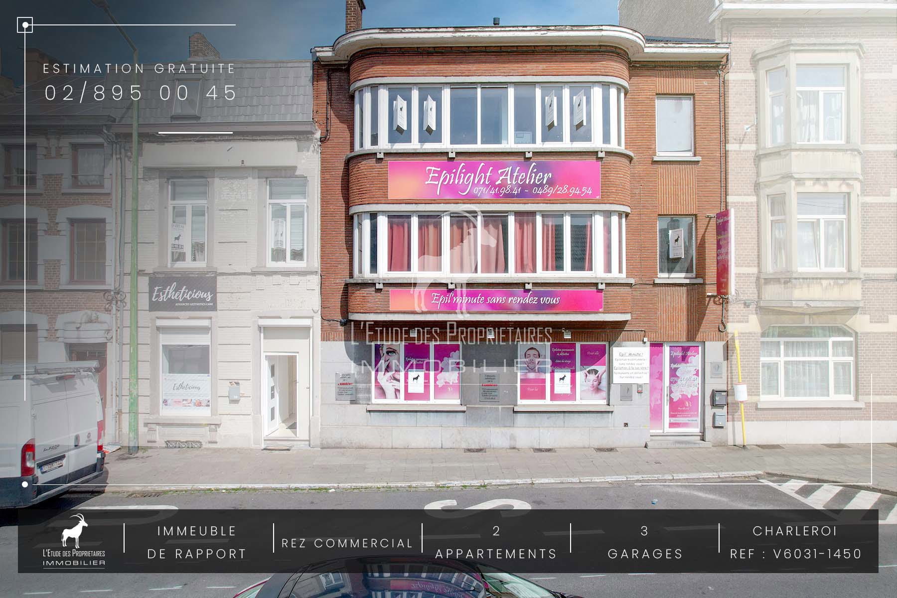 Huis te koop in Charleroi (6000) — 329 999 € — 6 slpk. — 300 m²  | L'Étude des Propriétaires