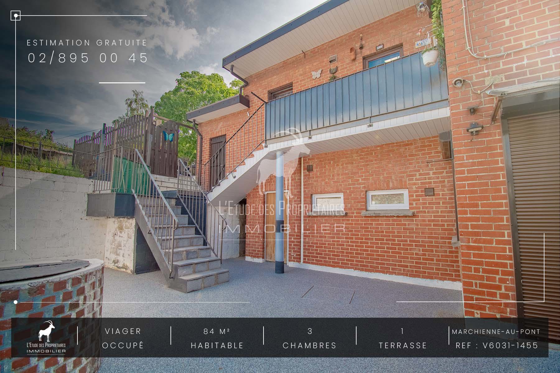 Appartement à vendre à Marchienne-Au-Pont (6030) — 14 999 € — 3 ch. — 97 m²  | L'Étude des Propriétaires