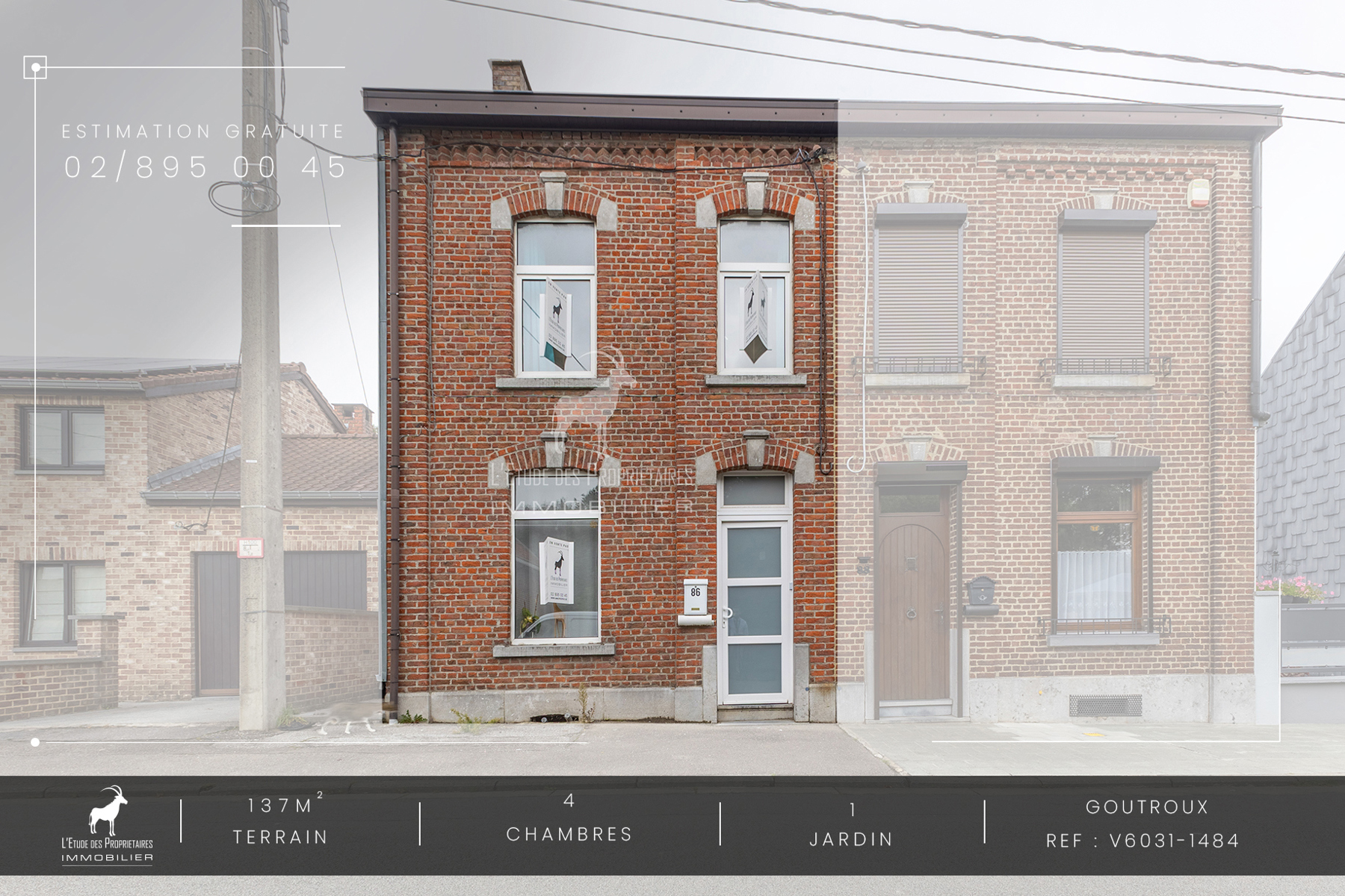 Huis te koop in Goutroux (6030) — 229 999 € — 4 slpk. — 240 m²  | L'Étude des Propriétaires