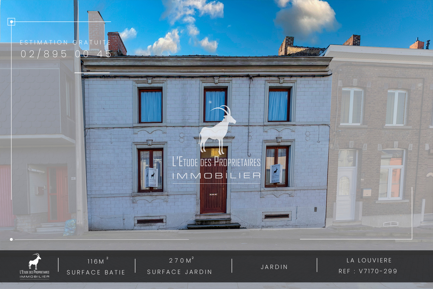 Huis te koop in La louviere (7100) — 89 000 € — 2 slpk. — 102 m²  | L'Étude des Propriétaires