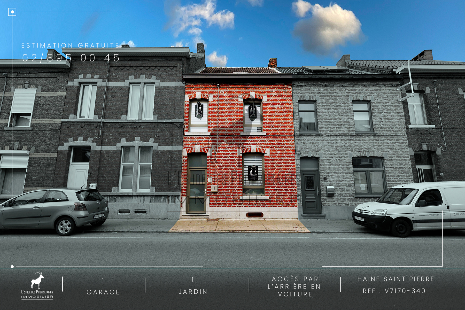 Huis te koop in Haine-Saint-Pierre (7100) — 199 999 € — 5 slpk. — 206 m²  | L'Étude des Propriétaires