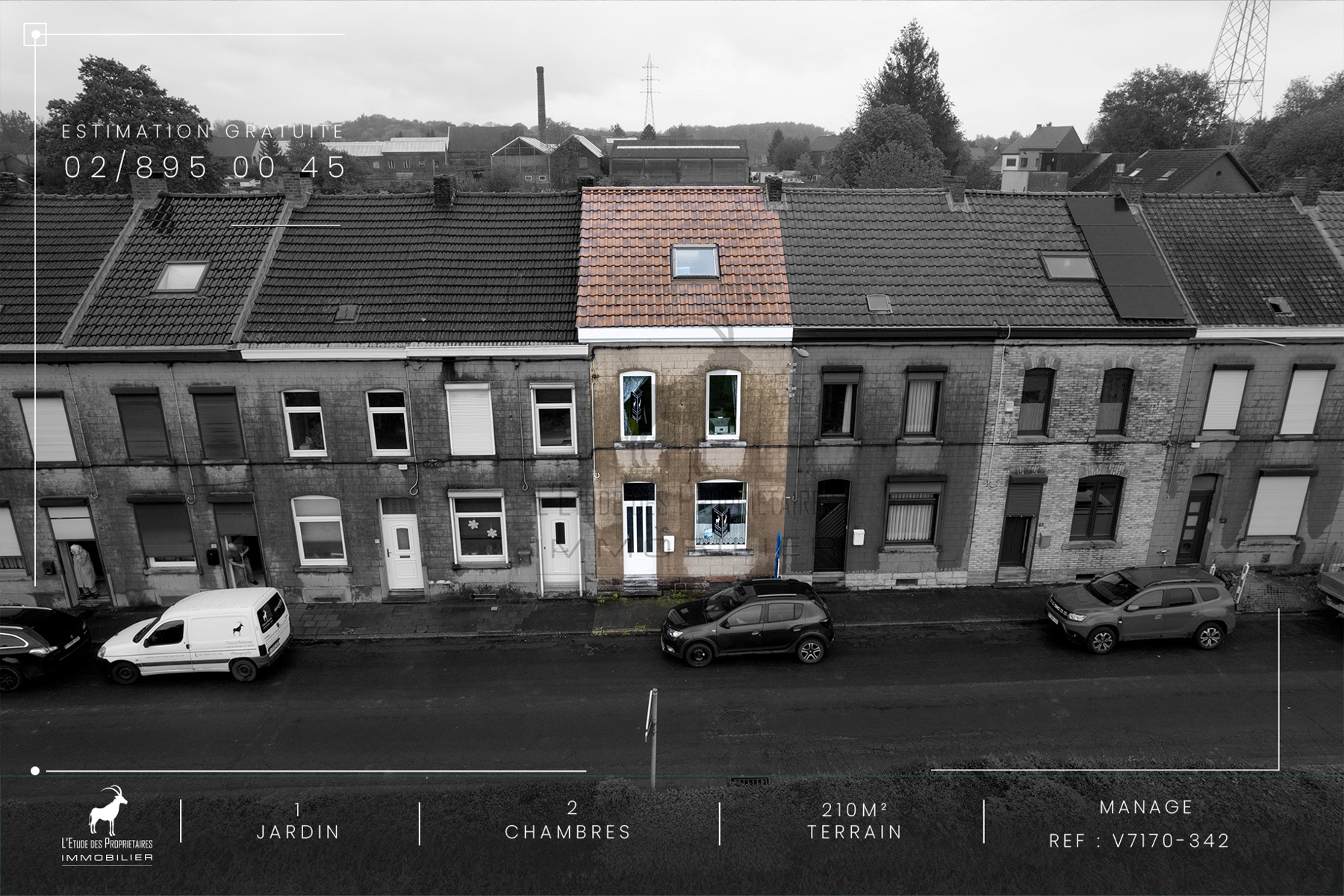 Huis te koop in Manage (7170) — 119 999 € — 2 slpk. — 153 m²  | L'Étude des Propriétaires