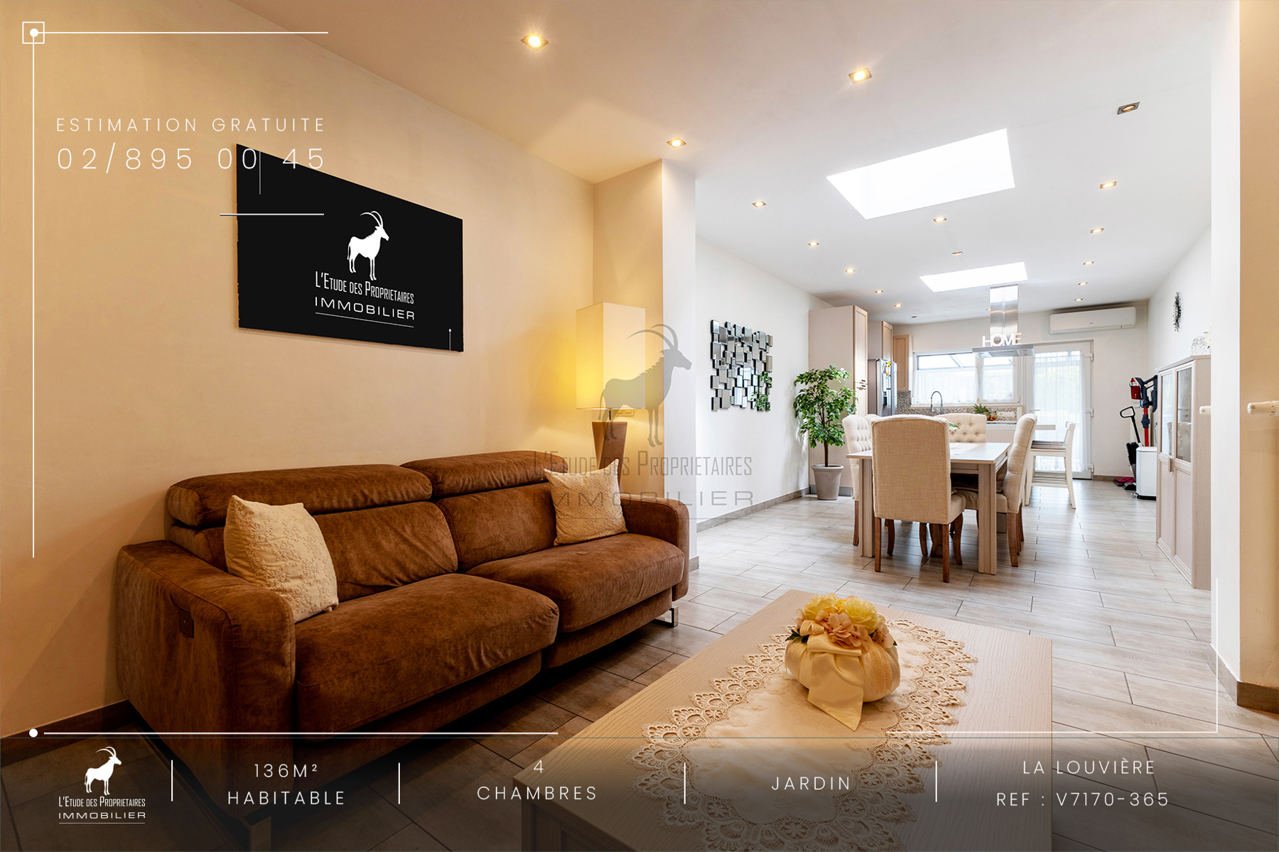 Huis te koop in La louviere (7100) — 229 999 € — 4 slpk. — 136 m²  | L'Étude des Propriétaires