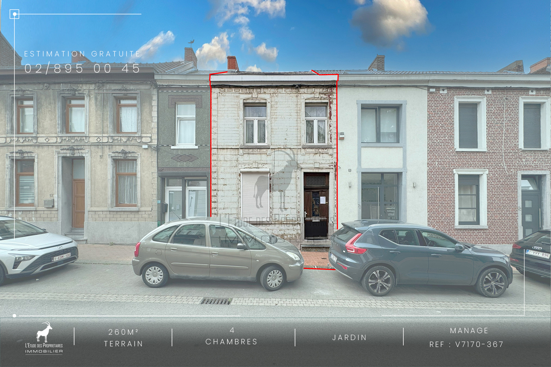 Huis te koop in Manage (7170) — 104 999 € — 4 slpk. — 158 m²  | L'Étude des Propriétaires