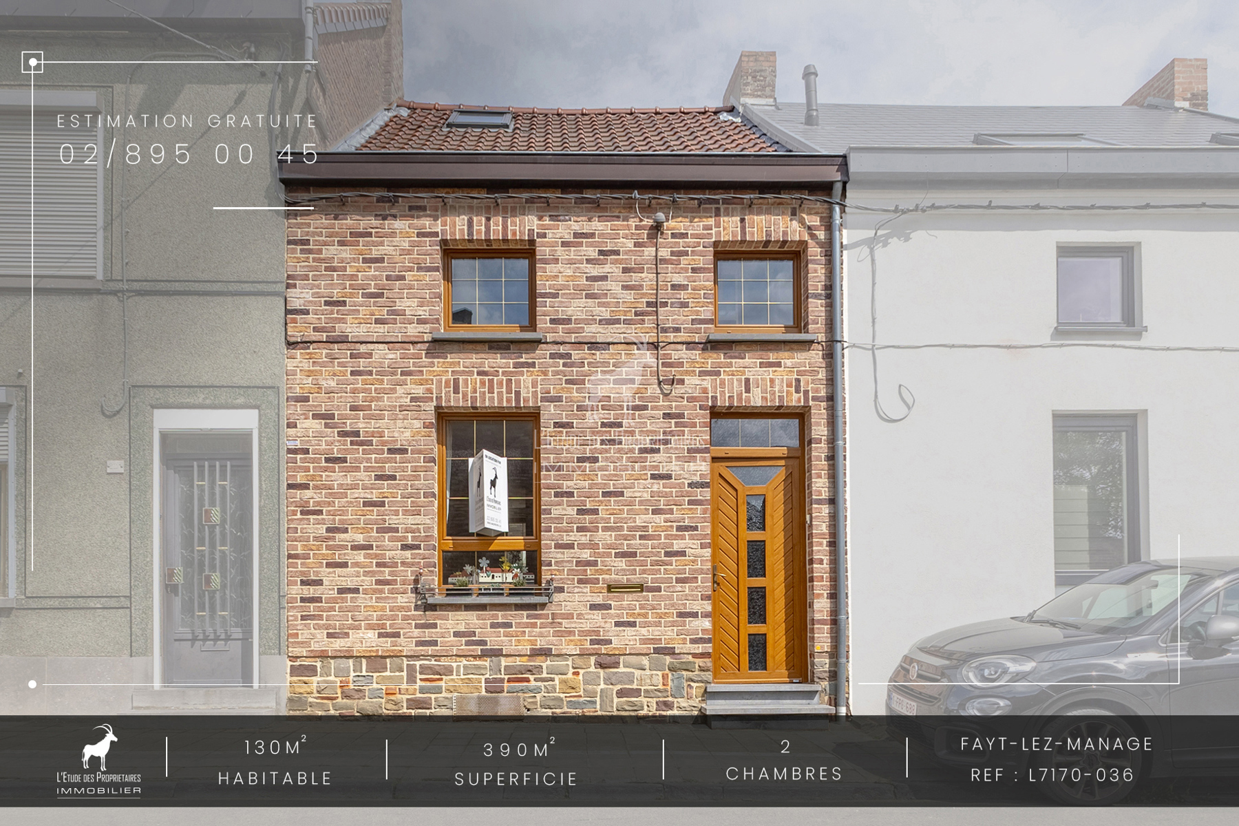 Huis te huur in Fayt-lez-Manage (7170) — 950 €/mnd — 2 slpk. — 130 m²  | L'Étude des Propriétaires