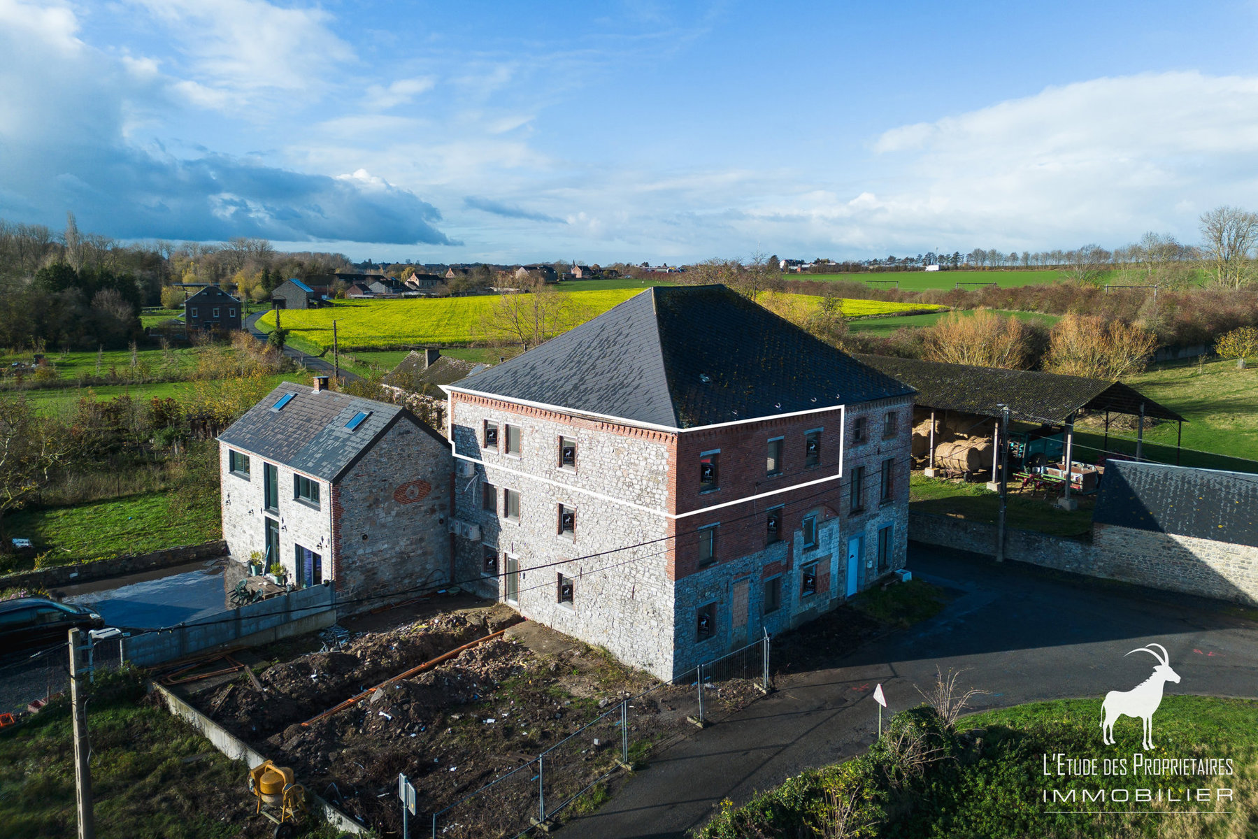 Appartement te koop in Erquelinnes (6560) — 169 999 € — 2 slpk. — 108 m²  | L'Étude des Propriétaires