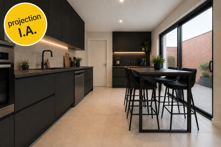 Maison 4 chambres avec jardin ? 3 SDB ? 3 WC ? PEB D ? Triple vitrage