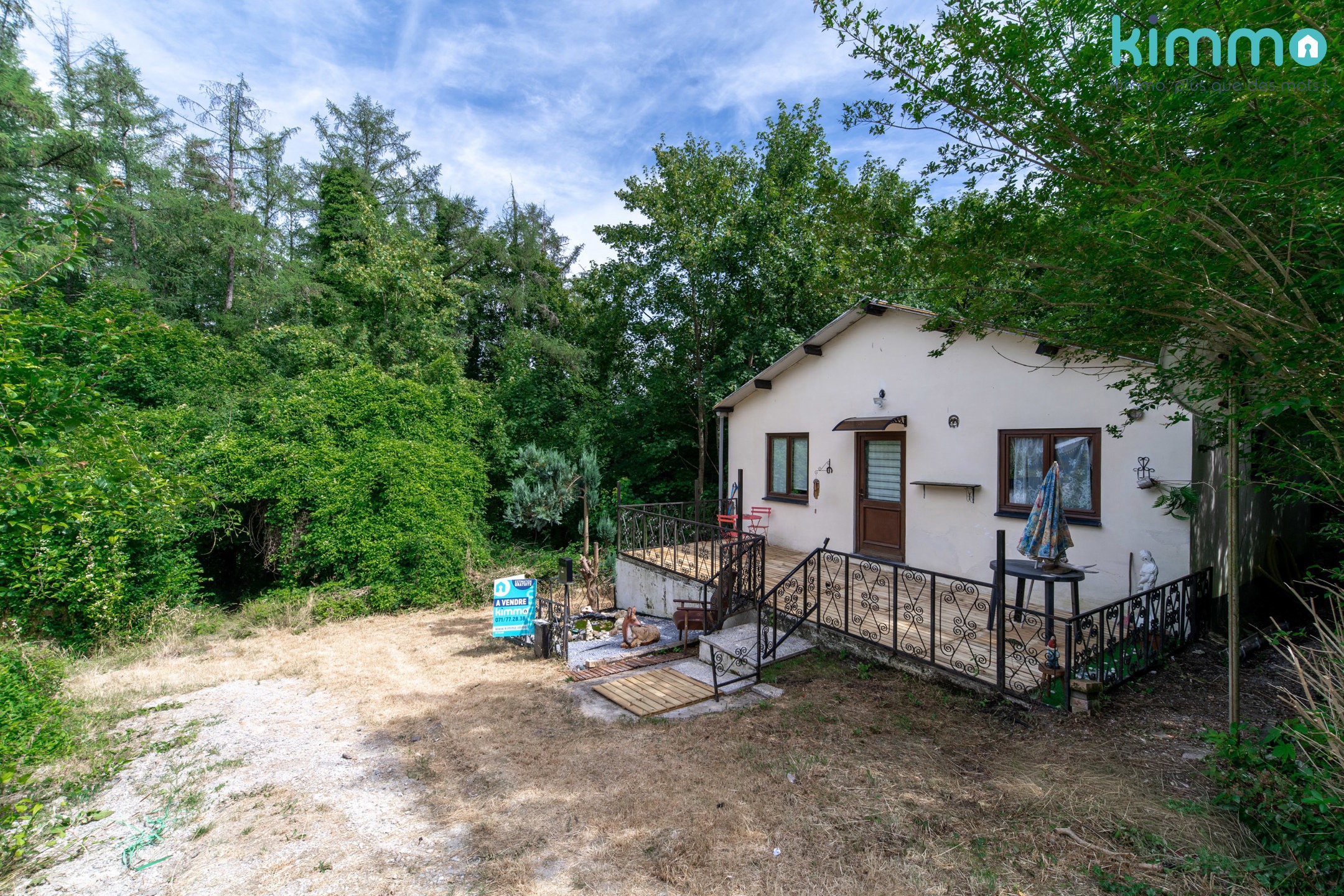 Bungalow au c?ur de la nature avec 2 chambres et terrasse
