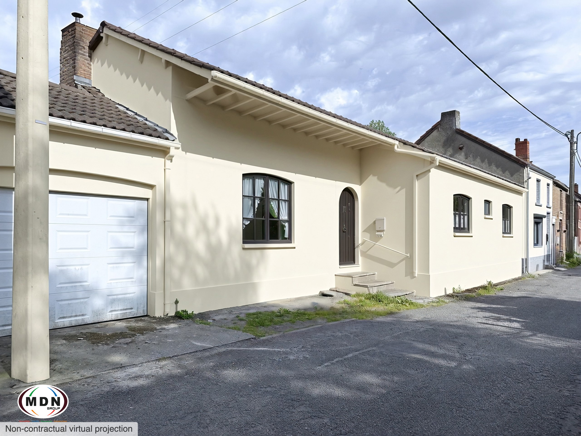 ?Maison de plain-pied 3 ch avec garage et jardin?