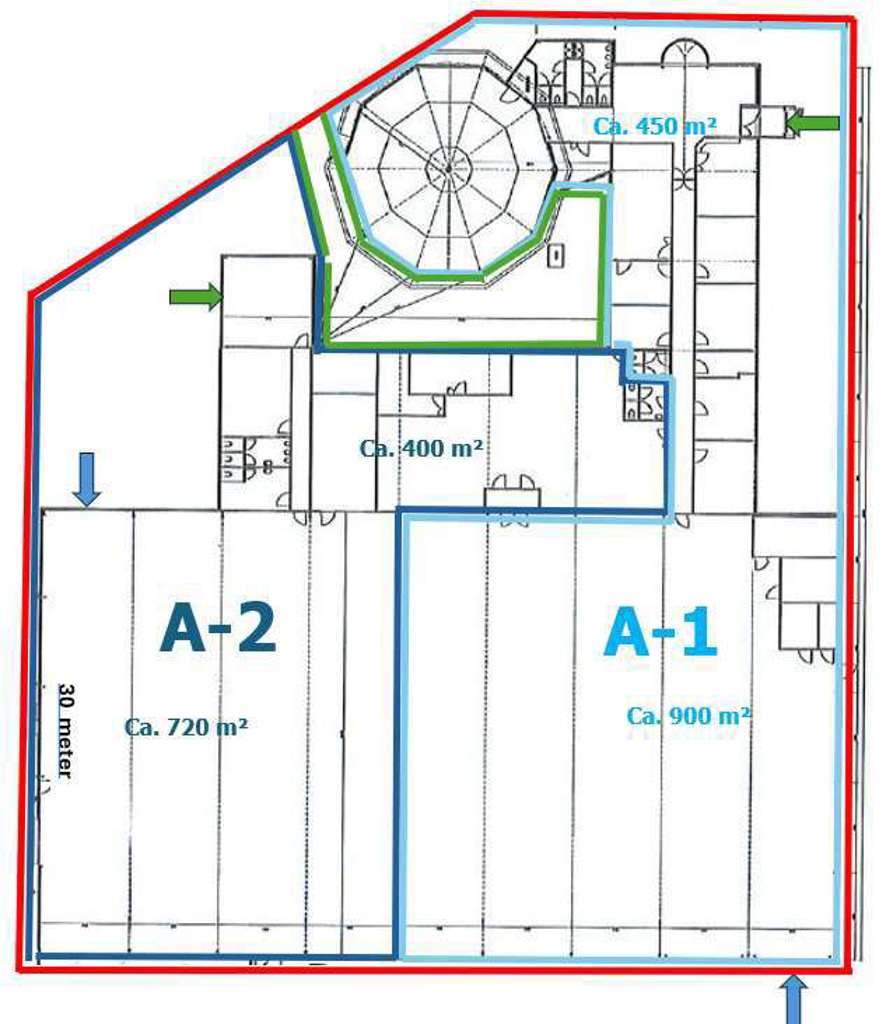 Polyvalent building for rent <br> 2500 - Lier